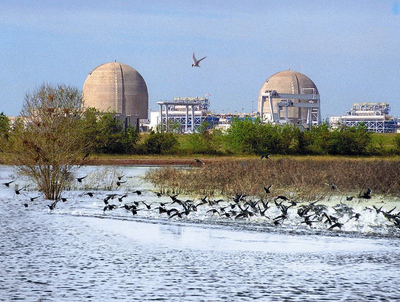 The South Texas Project nuclear plant near Bay City, Texas